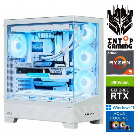 INTOP AQUA Ryzen 5 7500X3D 32GB DDR5 1TB SSD M.2 NVME RTX5080 16GB
 WIN11