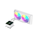 Gamemax CPU Liquid Cooler | GLACIER 240 LCD WH | White