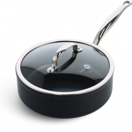 GreenPan Barcelona Pro Sauté Pan 24cm Black