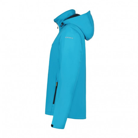 Softshell Icepeak Biggs helesinine/must - 48