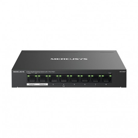 Mercusys võrgulüliti MS108GP 8 porti (7xPoE+) 65W