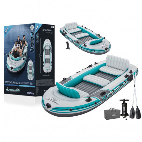 Dmuchany Ponton 5 Osobowy 364 x 166cm Bestway 65159 Niebieski