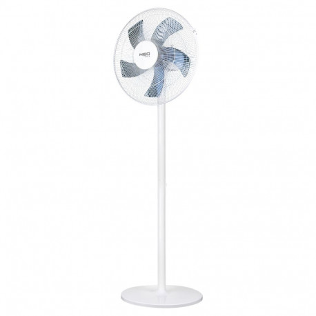 Wentylator podłogowy 50W, śr. 40 cm, 3 prędkości, oscylacja, biały