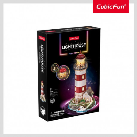 CUBICFUN 3D puzzle Lighthouse with LED