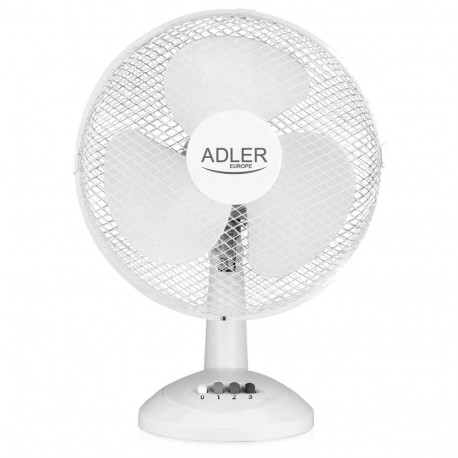 Ventilaator lauale 30cm AD7303 - 3 kiirust, 70W, kallutatav 26-kraadi, horisontaalselt pöörlev, valg