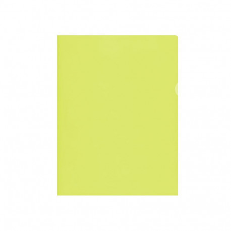 Kiletaskud L-tasku  A4 matt/kollane, 50 tk