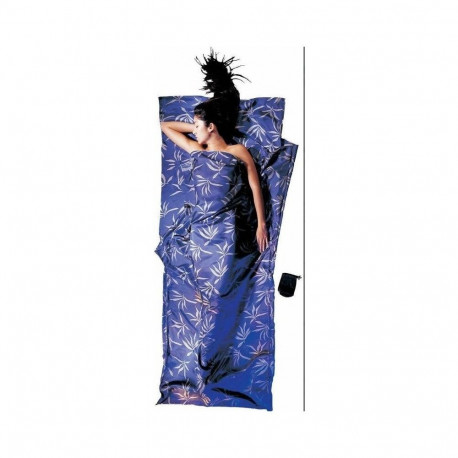 Travel Accessory - COCOON TravelSheet Silk Sleeping Bag Liner 2200x900mm 160g Leaves