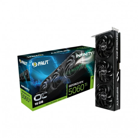 Graphics Card - Palit GeForce RTX 5060 Ti Infinity 3 OC 16GB GDDR7 Black