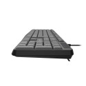 KEYBOARD NATEC NAUTILUS US LAYOUT SLIM BLACK-GREY