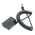 Caruba Canon LP E17 (DR E18) Dummy Batterij (veer kabel)