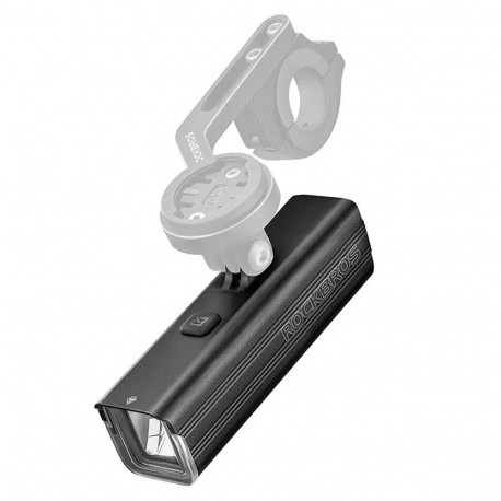 Rockbros Rockbros RHL1500 Front Bike Light 5000mAh 1500lm IPX6 - Black
