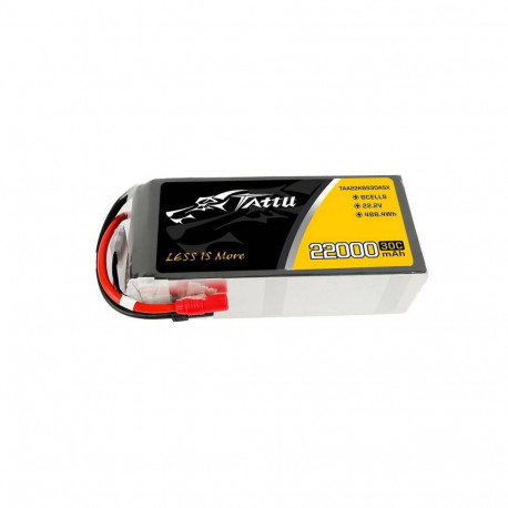 Battery Tattu 22000mAh 22.2V 30C 6S1P LiPo AS150+XT150