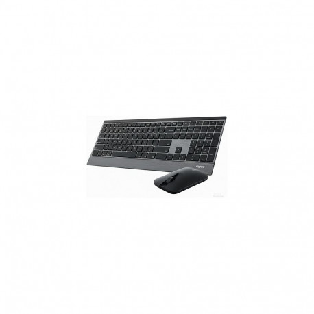 Rapoo juhtmevaba multi-mode komplekt 9500M QWERTZ, must