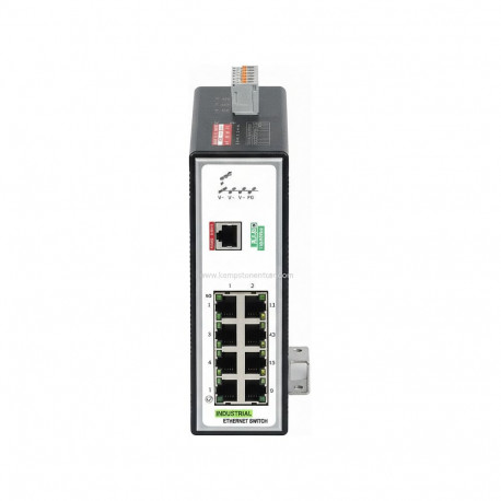 WAGO 852-602 tööstuslik hallatav kommutaator, 8 porti, 100Base-TX, PROFINET, must