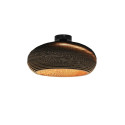 CEILING LIGHT PAPER E27 BROWN/BLACK