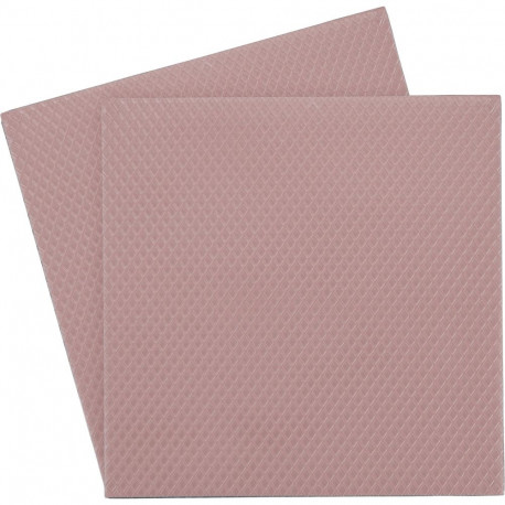 Thermal Grizzly Minus Pad 8 - 100x 100x 1.0 mm, thermal pads pink, 2 pieces
