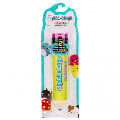 SQUISHMALLOWS Squish-a-longs Scribbles karp ja 2 minifiguuri