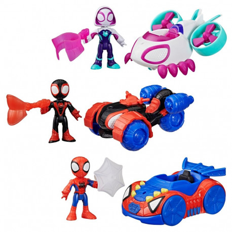 SPIDER-MAN Spidey and His Amazing Friends mängukomplekt Core Vehicle 7,6 cm