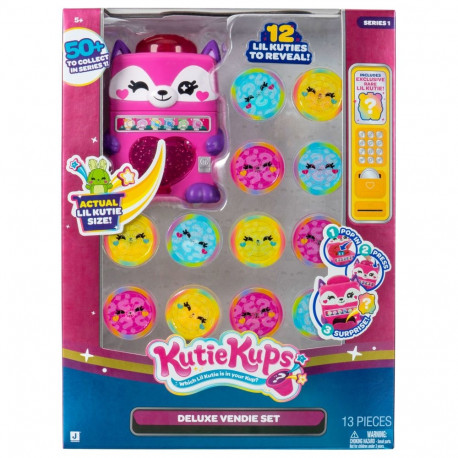 KUTIE KUPS playset Deluxe Vendie with 12 capsules and press