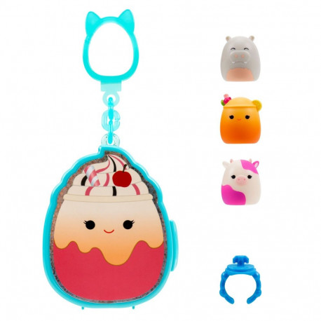 SQUISHMALLOWS CLIP-A-LONGS minifiguuride komplekt pimepakis, 3 tk, 2,5 cm