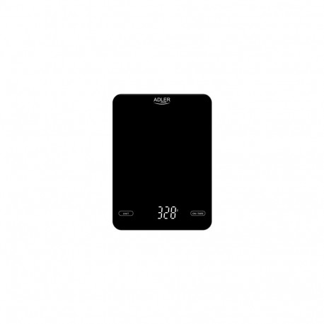 Adler köögikaal AD 3177b 10kg 1g, must