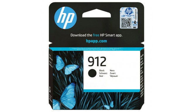 HP tindikassett 912, must