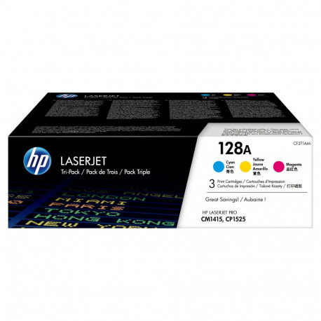 HP LaserJet toonerikassett 128A CMY