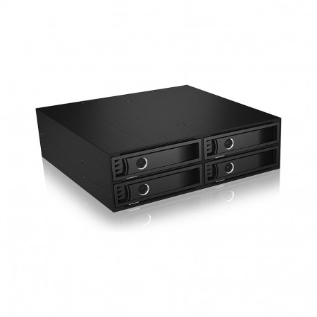 ICY BOX tagaplaat 4x SATA 2,5" HDD (6-15mm) 1x 5,25" sahtlisse