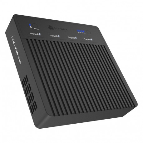 "ICY BOX 4 fach Clone und DockingStation für M.2 NVME SSDs, USB 4.0 Host 40 Gbit/s"