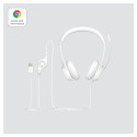 "Logitech H390 Headset on-ear wired USB-A off-white"