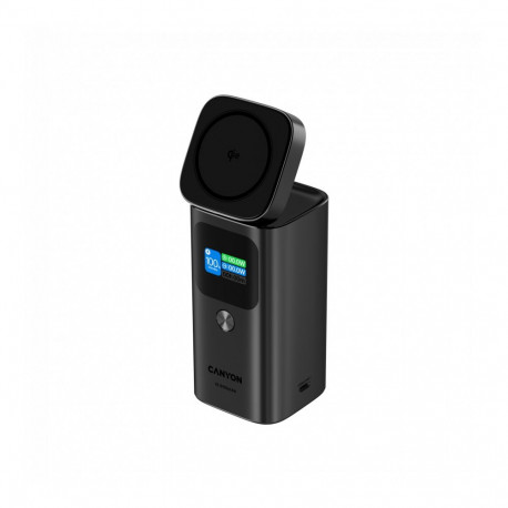 CANYON Qi2 magnetic power bank OnPower 150 15000mAh Aluminium Dark grey