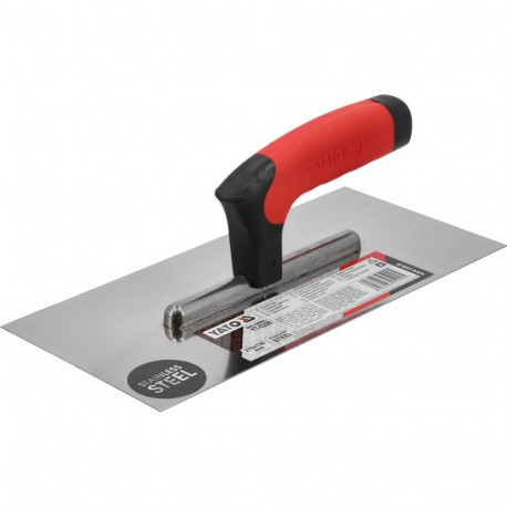 Yato Float YT-5200, 270x130mm, rectangle, stainless steel, PVC handle, elasticity up to 2000 N/mm²