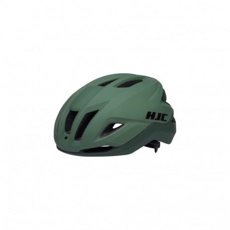 Cycling Helmet - HJC CROSSER Size M, 18 Vents, Removable Visor, Khaki Green