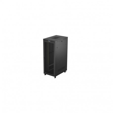 RACK CABINET 19" FREE-STANDING 42U/800X1200 (FLAT PACK) WITH MESH DOOR LCD BLACK LANBERG V2