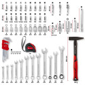 Einhell-KWB E-Case universal tool case, 80 pieces (black/red)