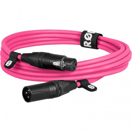 Premium XLR-Kabel XLR3M-P pink (pink, 3 Meter)