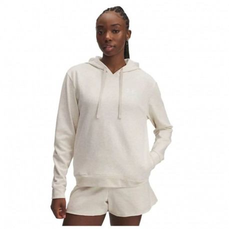 Dressipluus kapuutsiga, naiste Under Armour Rival Terry Hoodie Valge - S/M