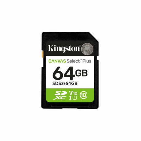 MicroSD Mälikaart koos Adapteriga Kingston SDS3/64GB 64 GB