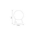TABLE LIGHT RUTH E14 D12CM BLACK/WHITE