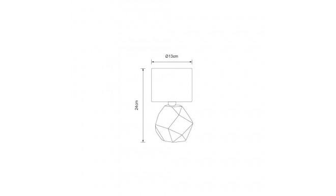 TABLE LIGHT KIRO E14 WHITE