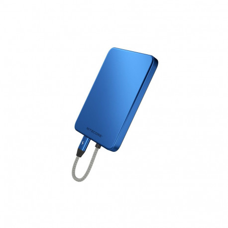 Nitecore POCKET 5 magnetische ultradunne powerbank Cobalt Blue