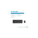 HP 330 Combo Wireless Keyboard + Mouse RF Wireless, US Int, Black