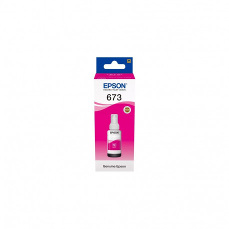 Epson 673M (C13T67334A) Ink Refill Bottle, Magenta
