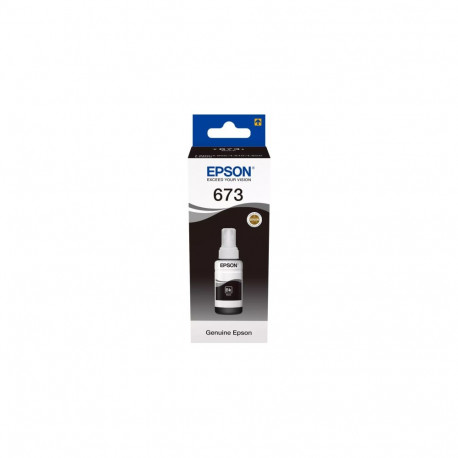 Epson 673BK (C13T67314A) Ink Refill Bottle, Black