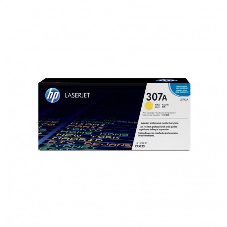 HP 307A (CE742A) Toner Cartridge, Yellow