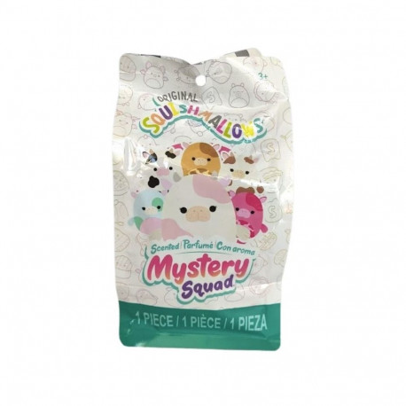 SQUISHMALLOWS Mystery Squad W29 lõhnastatud pehme tegelane üllatuspakis,12 cm