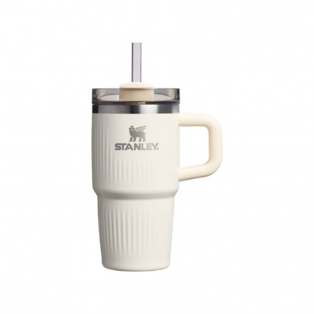 The Quencher termokruus kõrrega H2.0 Fluted Tumbler 0.6L 1200185006432, läikiv kreemikas