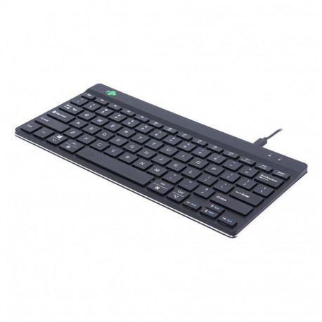 KEYBOARD COMPACT BREAK ENG/BLACK RGOCOUSWDBL R-GO TOOLS