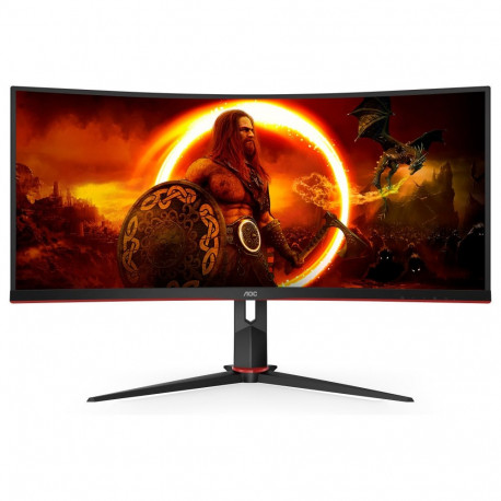 AOC kõver monitor CU34G2XP/BK 86.4cm (34") 21:09 2xHDMI+2xDP+USB retail