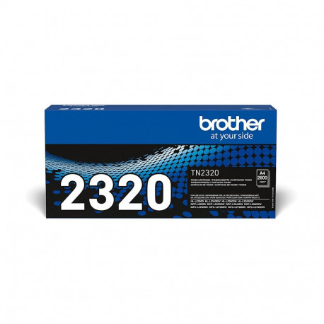 Brother tooner TN-2320 kuni 2600 lehte ISO/IEC 19752, must